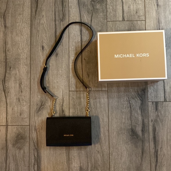 Michael Kors Leather Crossbody Bag - Picture 2 of 11